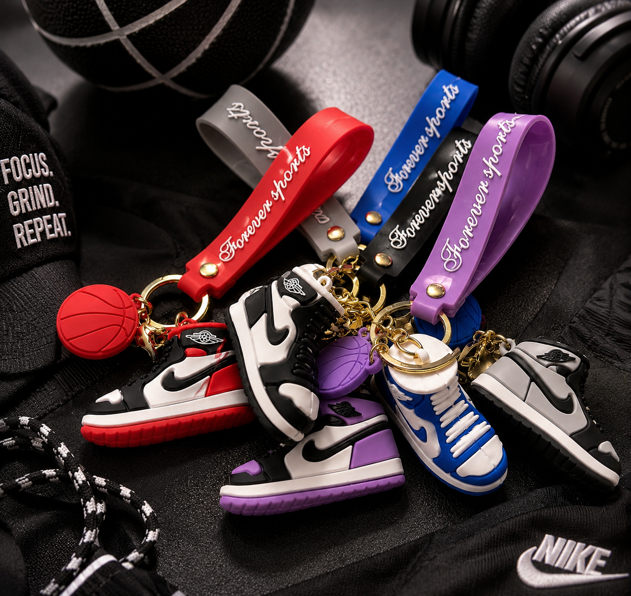 * π Accessories Collection (sporty keychains)CLIP IT ANYWHERE $5.00 EACH