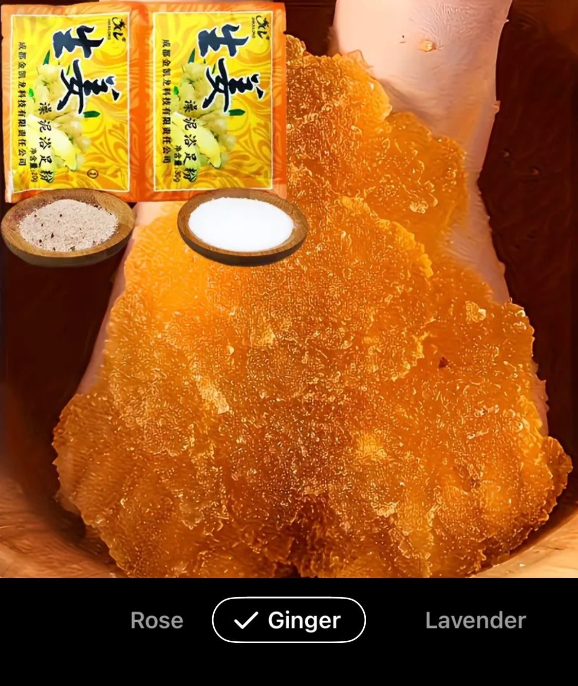 4 Scented Crystal Mud Foot Soaking Spa, No Power Required, Cleansing And Nourishing Foot Care Salts And Soaking 4.00 for All 4 🦶