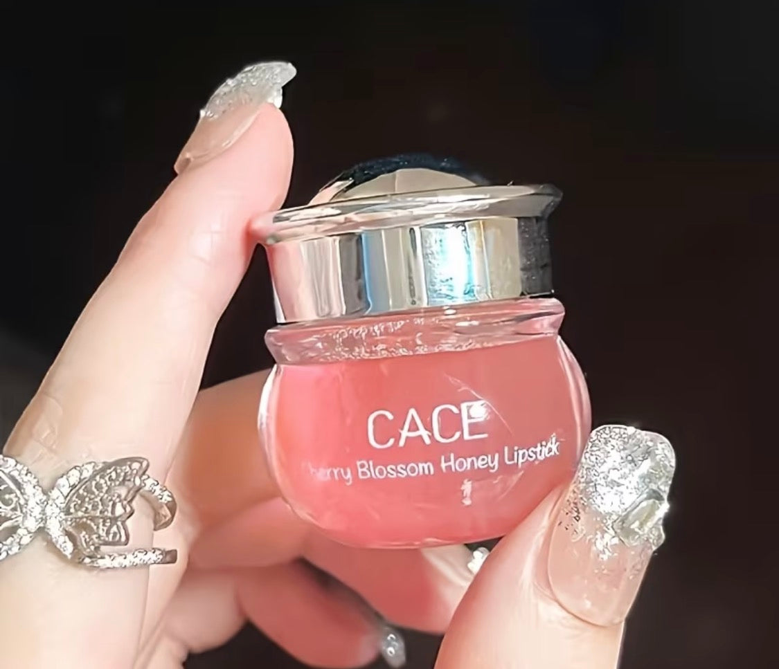 Our Cherry Blossom Honey
Lipstick has arrived,and it's giving:
#Glossy lips and
#Sweet cherry blossom vibes + The cutest packaging ever
# A beauty essential you'll want
in your purse! 👄 
Who's ready to add a little sparkle to their beauty collection?