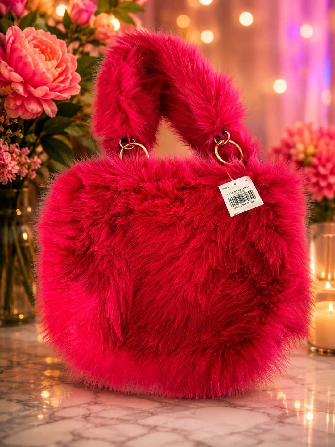 LIMITED EDITION 💖 Soft faux fur design
✨ Gold-tone hardware
👜 Fashion-forward statement piece
🌸 Perfect for every pink-loving queen $20.00