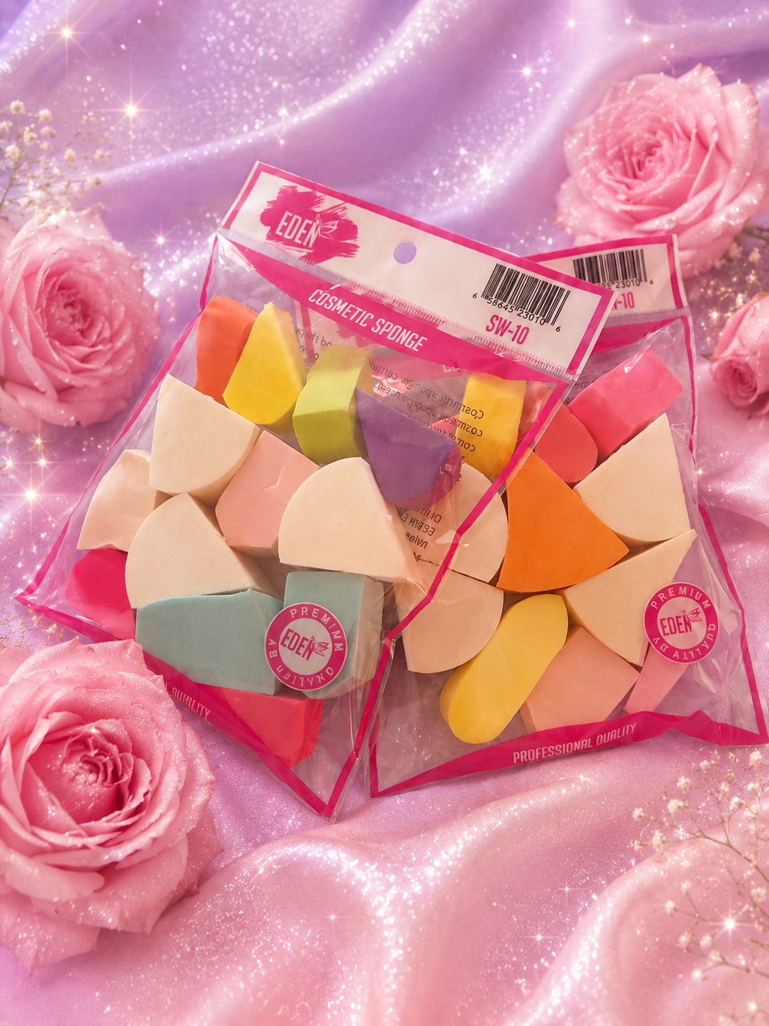 Get that flawless makeup look with our colorful Cosmetic Sponge Set! 💖 These soft, versatile sponges are perfect for blending foundation, concealer, cream blush, and more for a smooth, airbrushed finish. ✨
🌷 Soft & gentle on skin
🦋