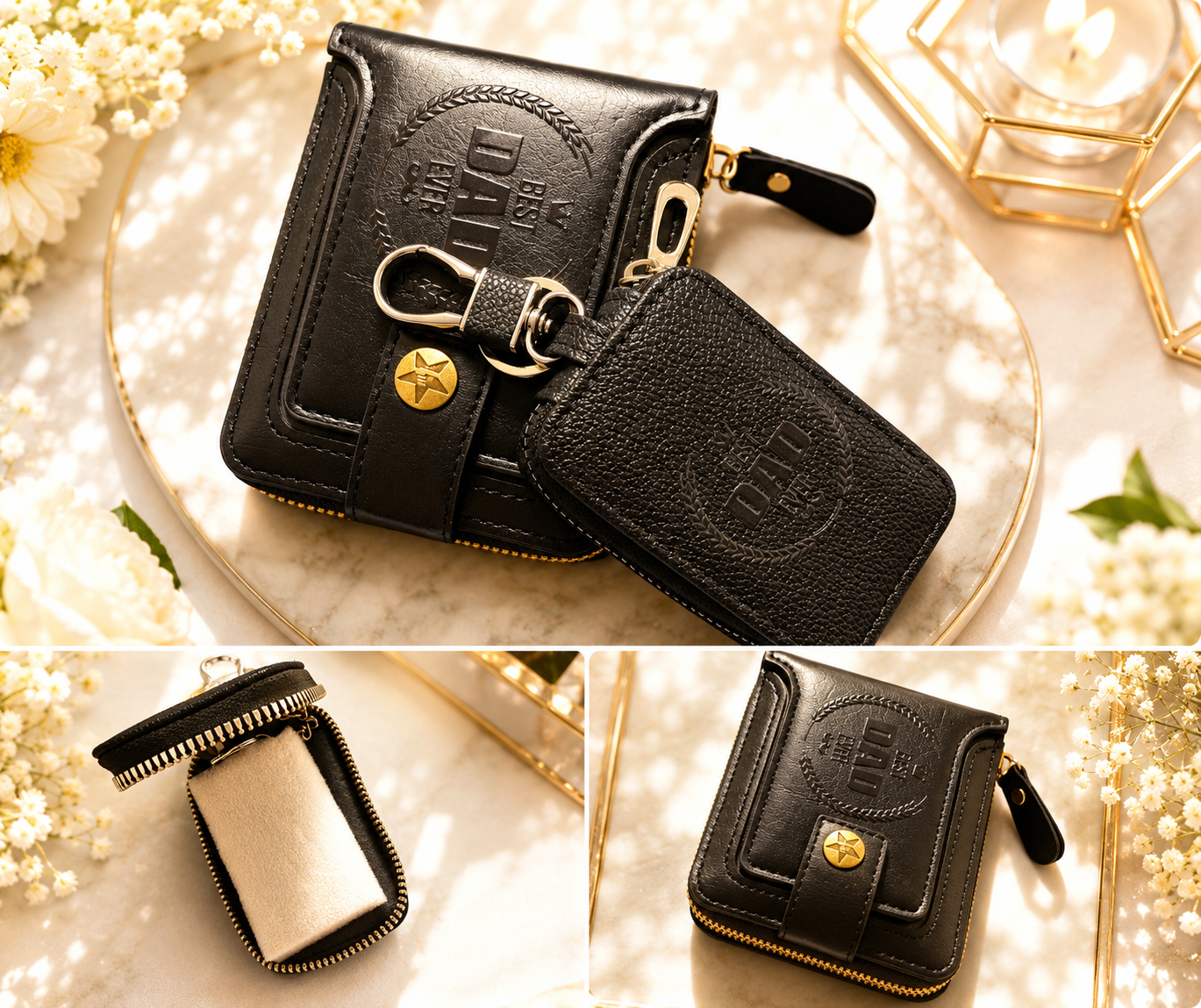 Looking for the perfect gift for Dad, Husband, Boyfriend, Brother, or Son? 🎁
Check out this sleek and stylish Men’s Wallet & Key Holder Set! Designed for everyday convenience with a classic look he’ll love.
✔ Durable Design
✔ Compact & Practical