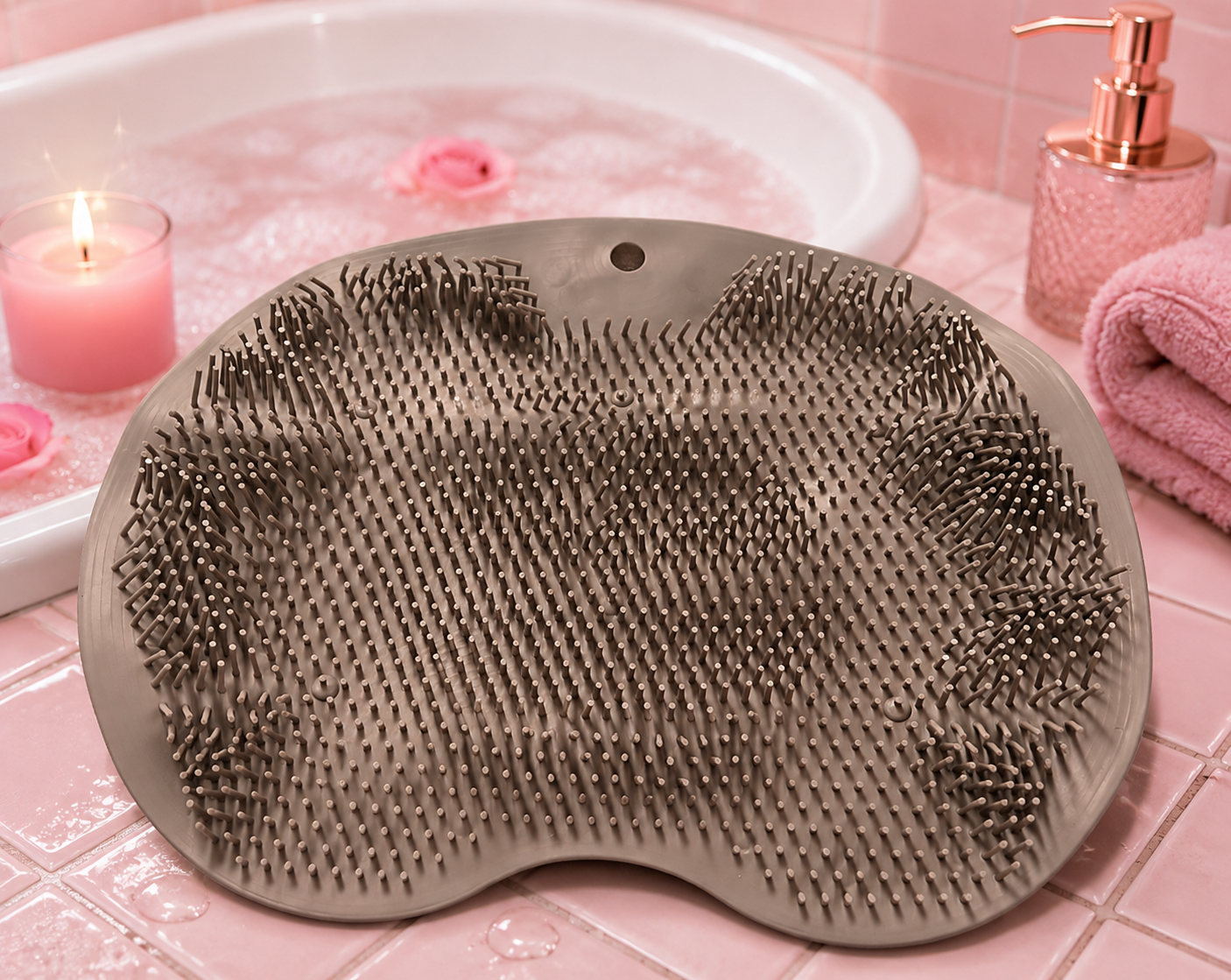 Tired feet 🦶 come get yourself a nice foot with body sponge 🧽 feel cozy and relaxed right after a nice bubble bath scrub ✨