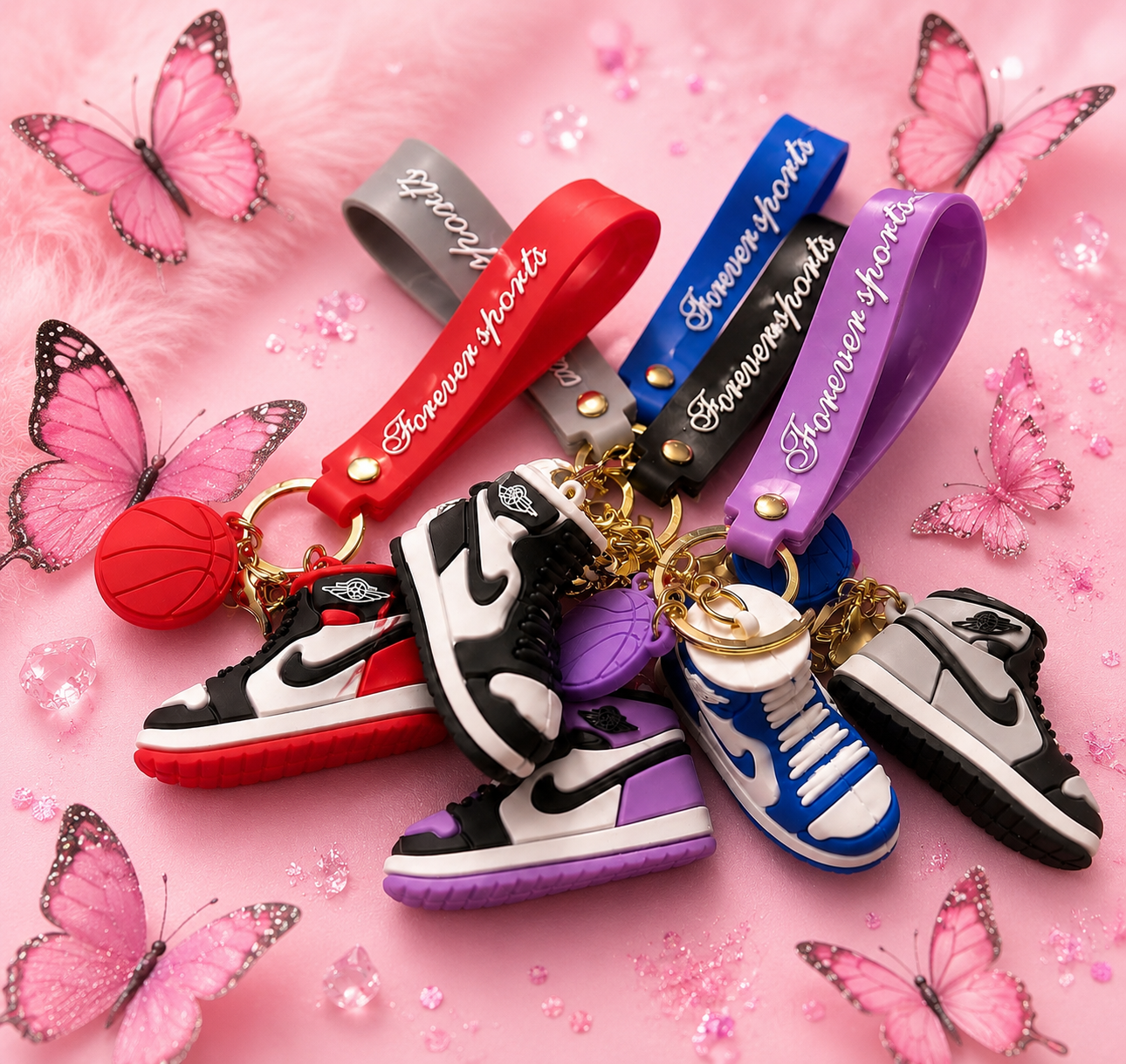 * 🏀 Accessories Collection (sporty keychains)CLIP IT ANYWHERE $5.00 EACH